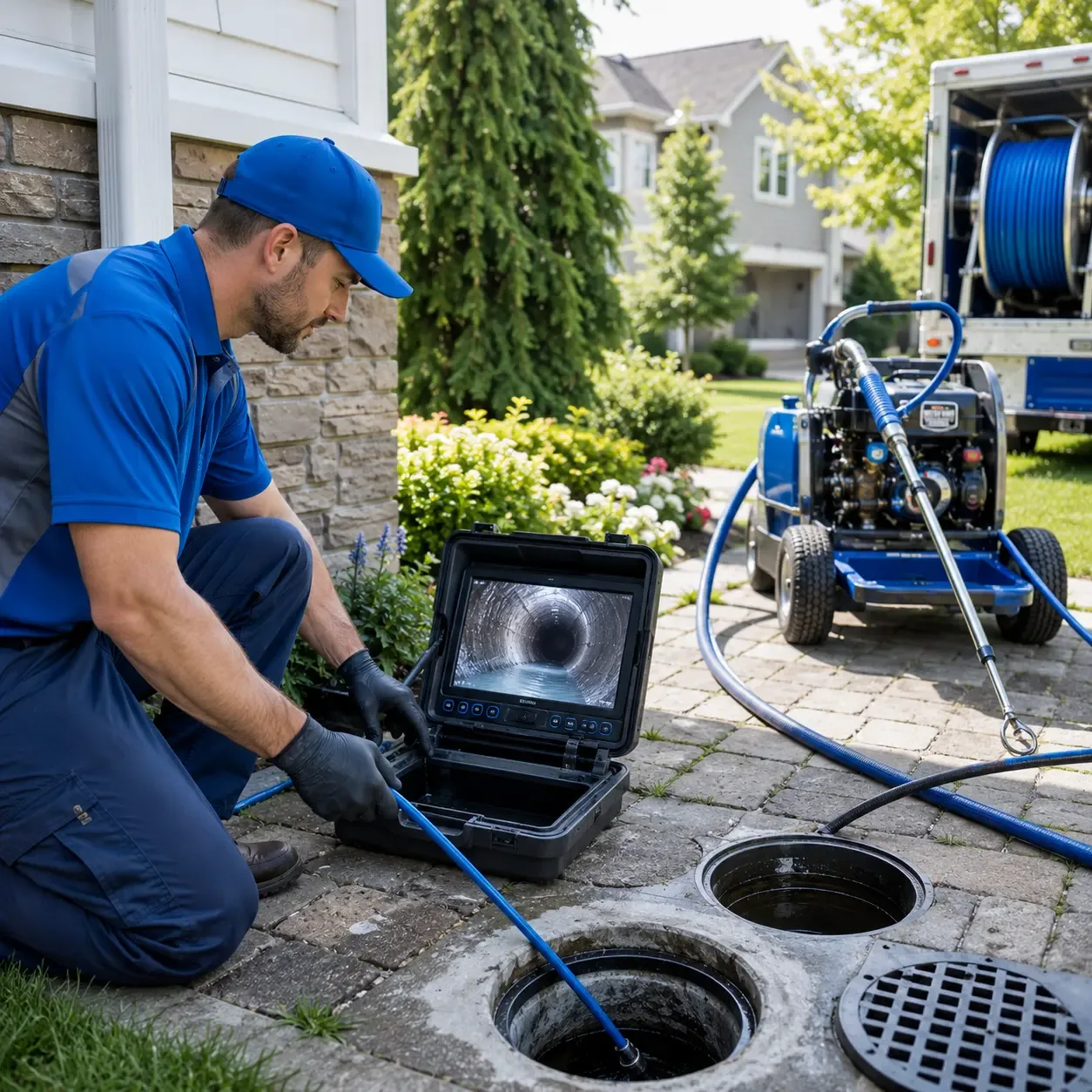 Outdoor drain cleaning professionals serving Roosevelt, NY