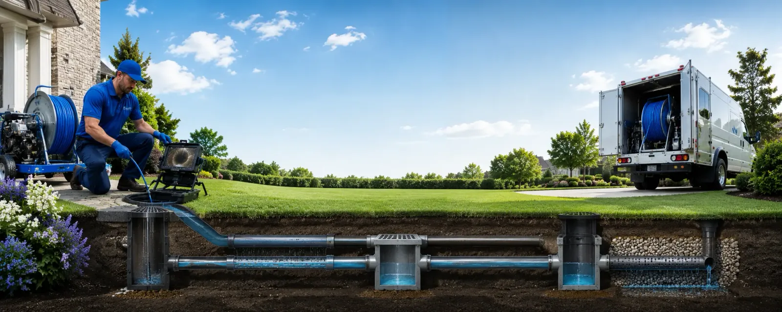 Outdoor drain cleaning information for Roosevelt, NY